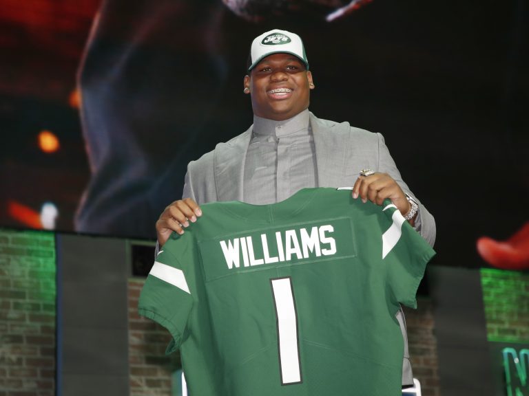 Quinnen Williams Jets Jersey man hats